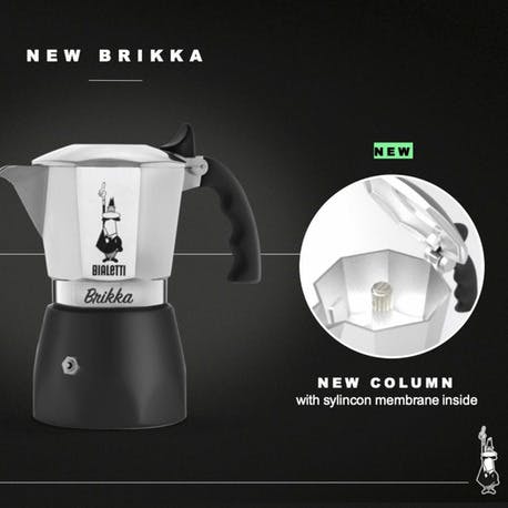 Bialetti Moka Pot New Brikka 4 Cup