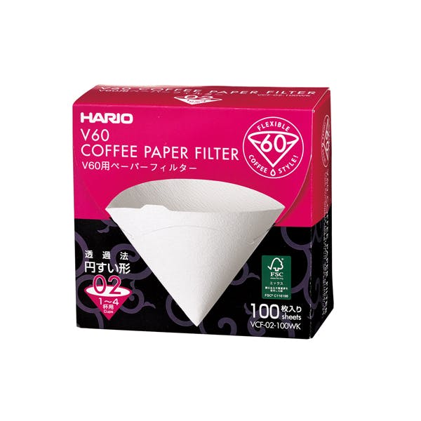 Hario V60 02 Filtre Kağıdı 100 Adet Kutulu