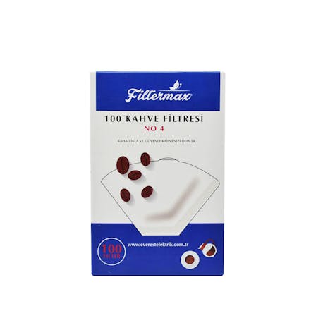 Filtermax Beyaz Filtre Kahve Kağıdı 1x4