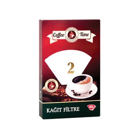 Coffee Time Beyaz Filtre Kahve Kağıdı 1x2