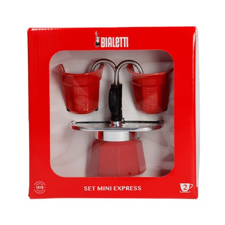 Bialetti Set Mini 2 Cup Kırmızı