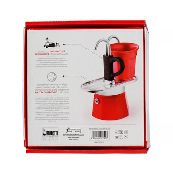 Bialetti Set Mini 2 Cup Kırmızı