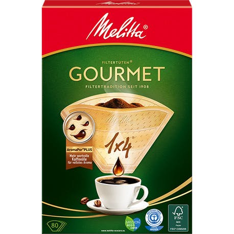 Melitta Gourmet Premium Filtre Kağıdı 1x4