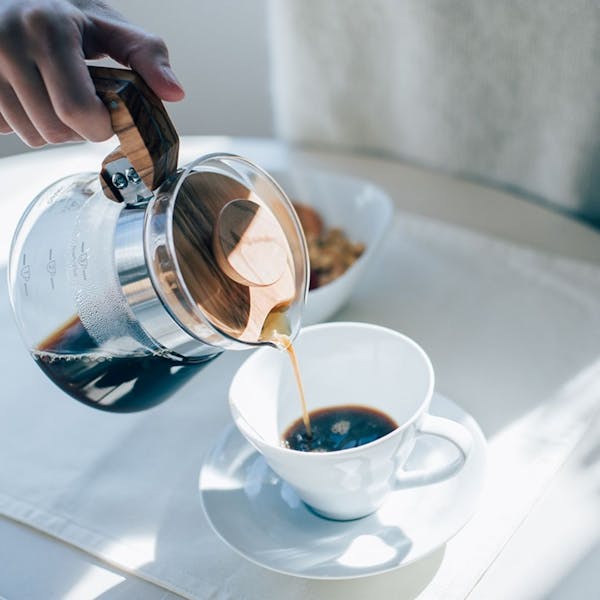 Hario V60 Coffee Server Olive Wood 600 ml