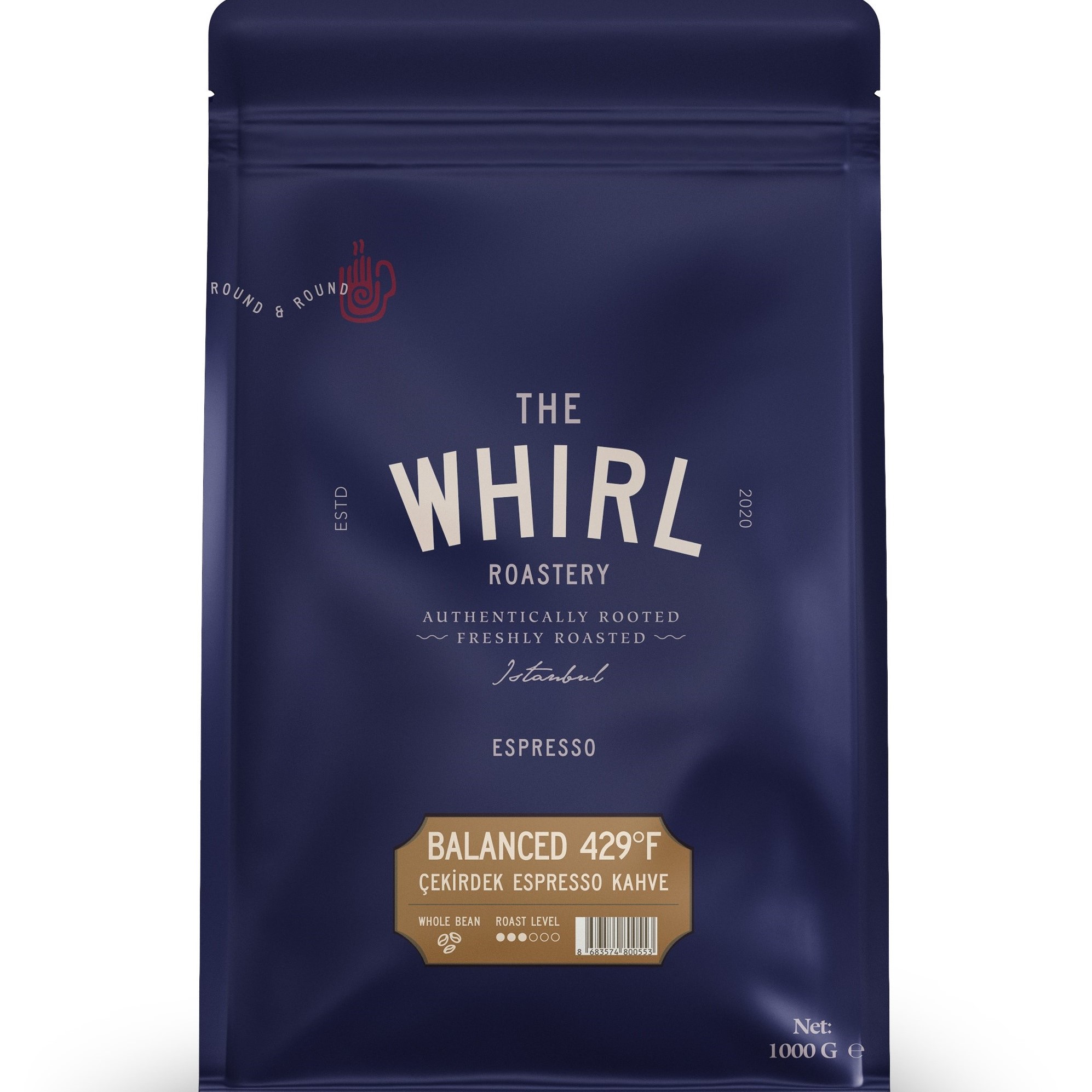 The Whirl Espresso Tanned 429°F 1 KG