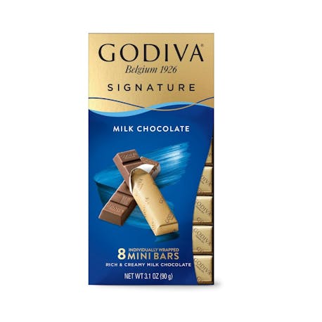 Godiva Mini Bars Sütlü, 8 Adet Stick