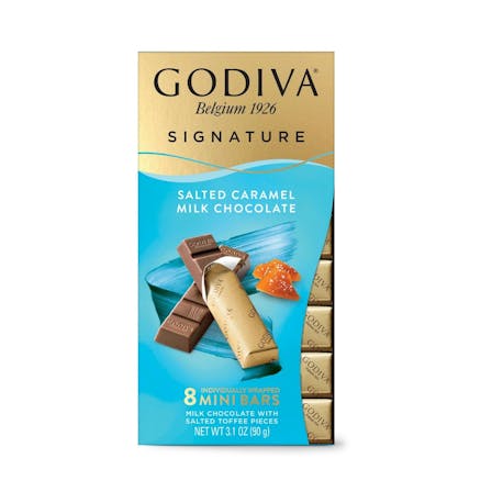 Godiva Mini Bars Sütlü,Tuzlu Karamelli, 8 Adet Stick