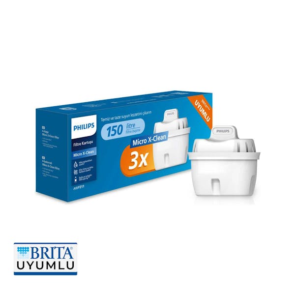 Philips Micro X-Clean AWP211 3'lü Sürahi Filtresi