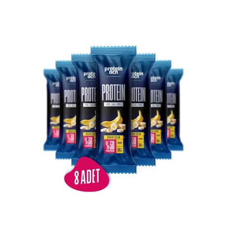 Protein Ocean Protein Bar Muz Aromalı 40g X 8 Adet