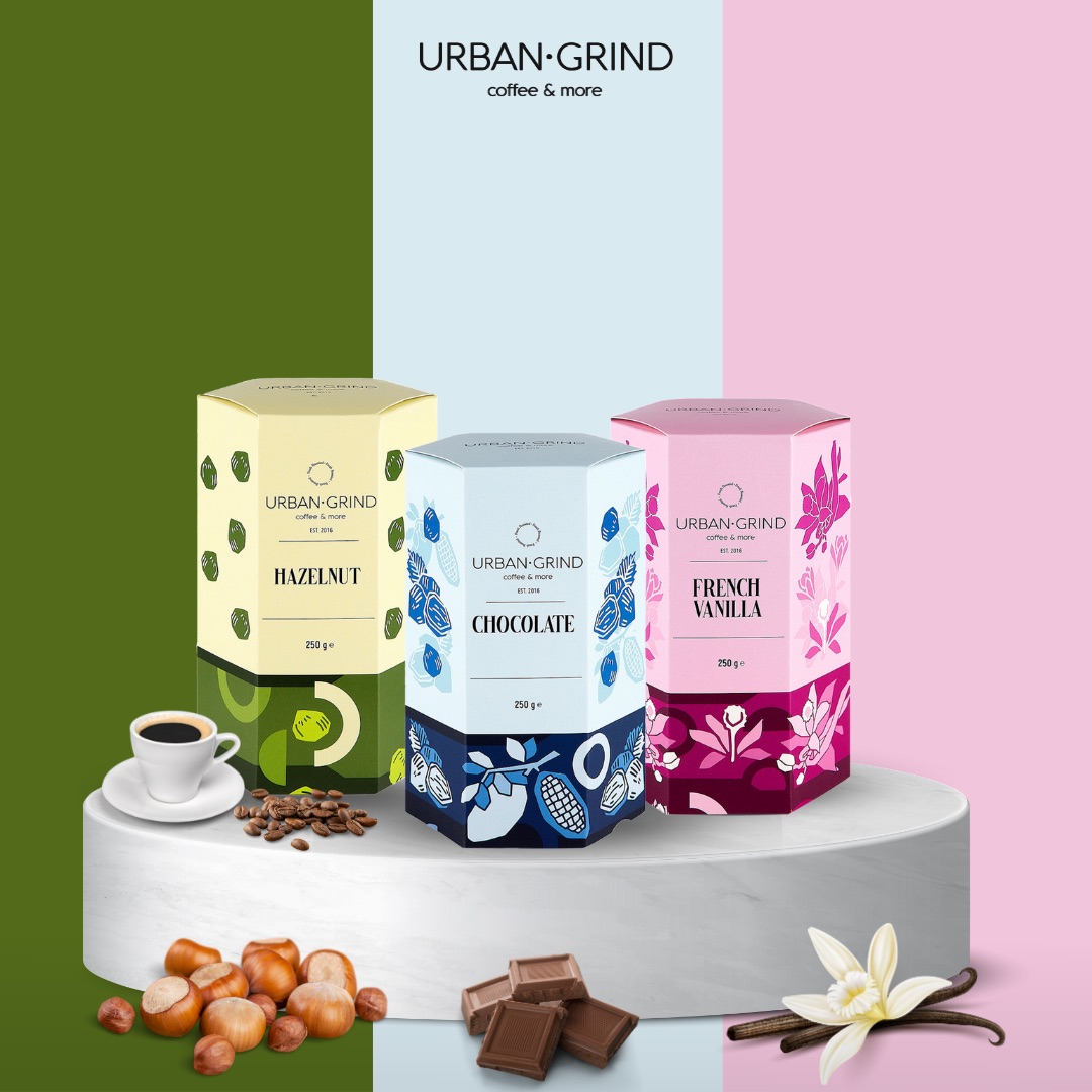 Urban Grind Aromalı Kahveler Seti 3x250g