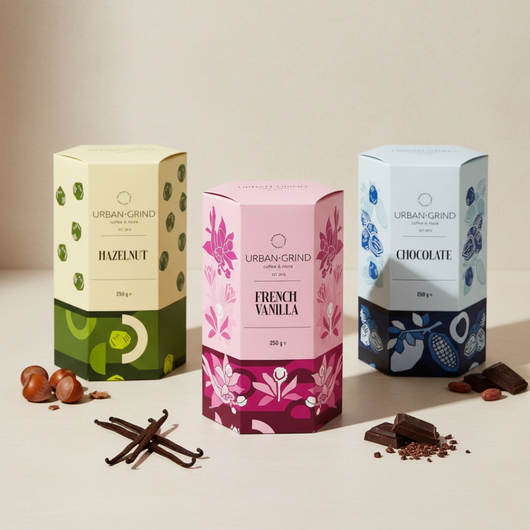 Urban Grind Aromalı Kahveler Seti 3x250g