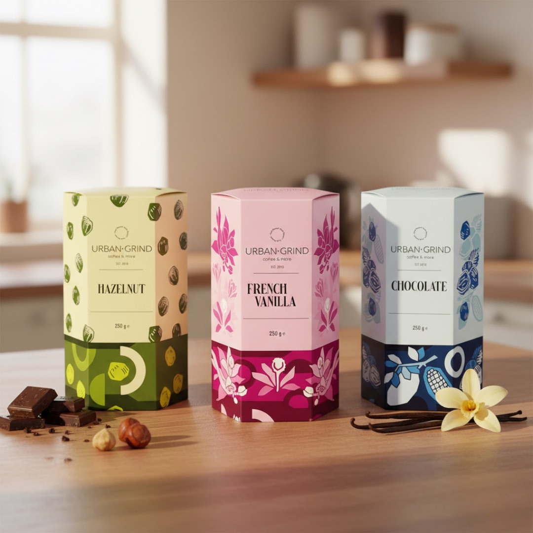 Urban Grind Aromalı Kahveler Seti 3x250g