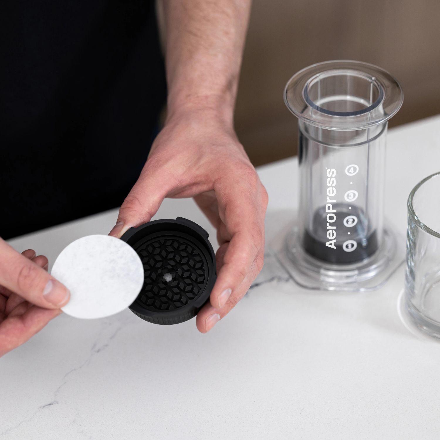 Aeropress Akış Kontrol Filtre Kapağı