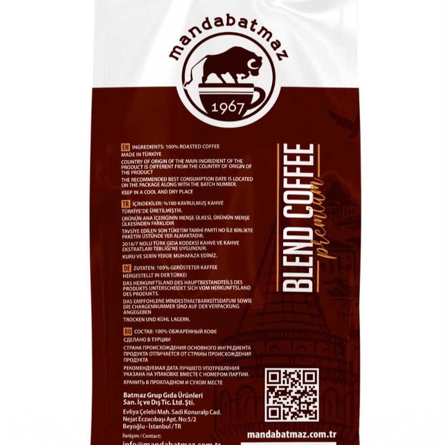 Mandabatmaz Special Blend Filter Coffee 250gr