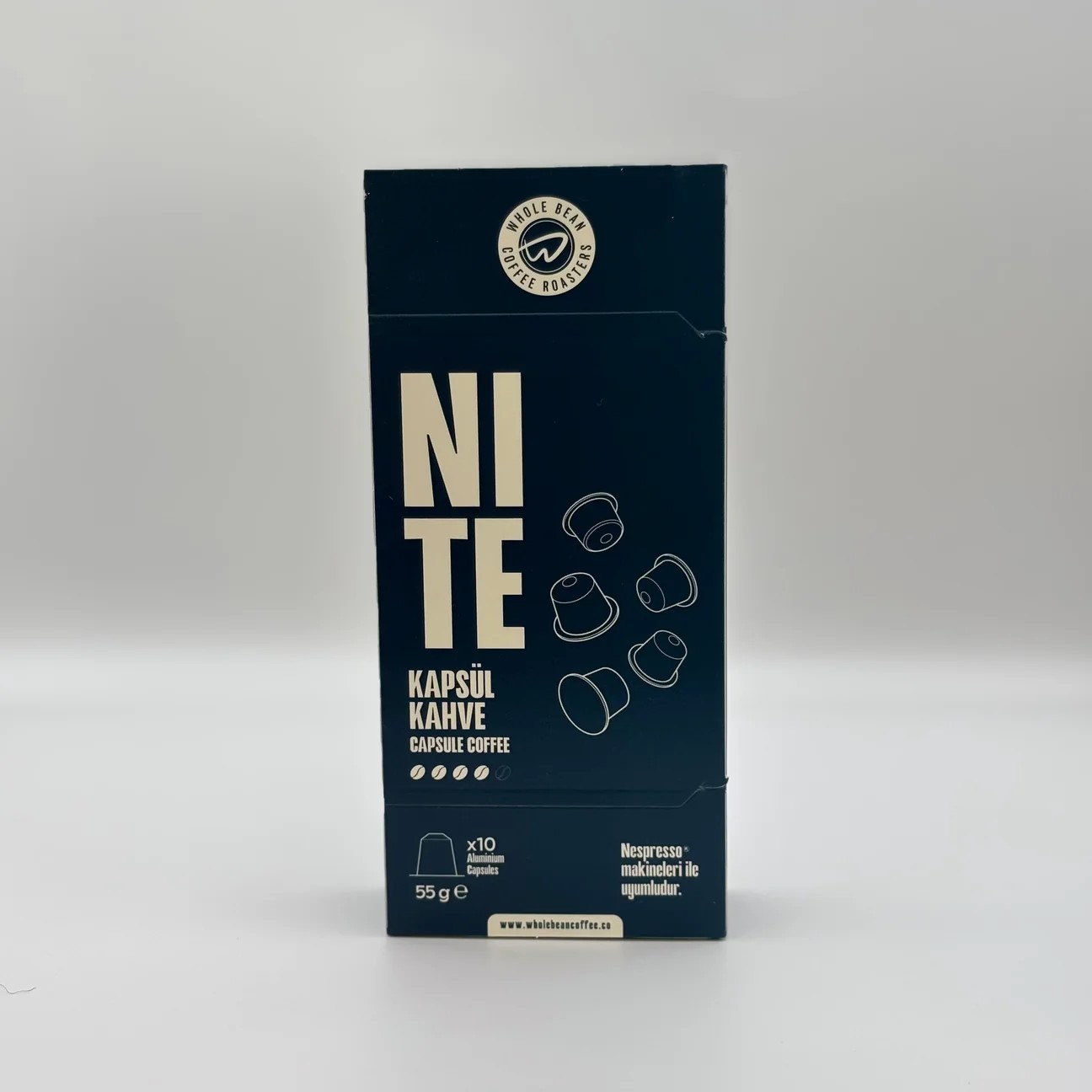 Whole Bean Coffee Roaster Dark Nite Kapsül