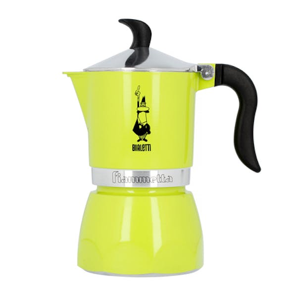 Bialetti Moka Pot Fiammetta Electric Lime 3 Cup