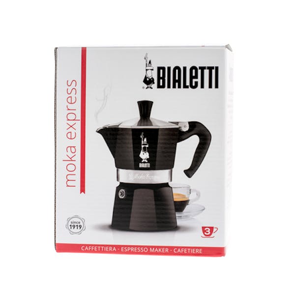 Bialetti Moka Pot Express Siyah 3 Cup
