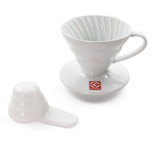 Hario V60 01 Seramik Dripper Beyaz