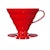 Hario V60 01 Plastik Dripper Kırmızı