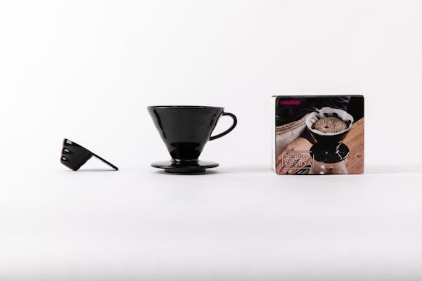 Hario V60 02 Seramik Dripper Siyah Kasuya Serisi