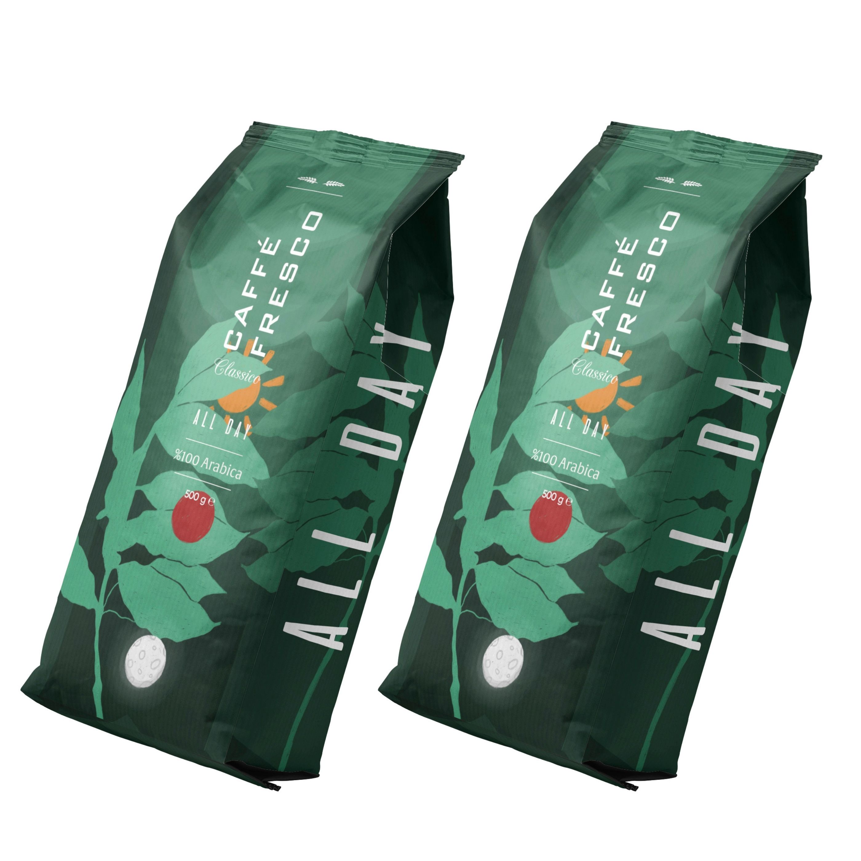 Caffe Fresco All Day Blend 500 gram 2'li Paket