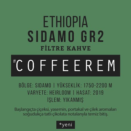 Coffeerem Ethiopia Sidamo GR2 200G