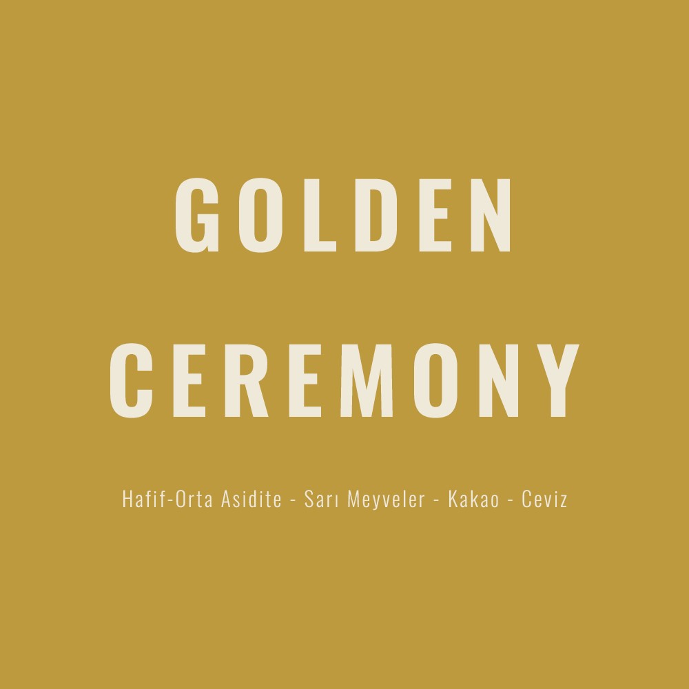 COFFEEREM GOLDEN CEREMONY ESPRESSO&FİLTRE