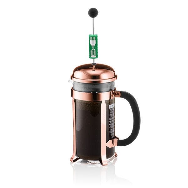 Bodum Chambord French Press 8 Cup 1lt. Bakır